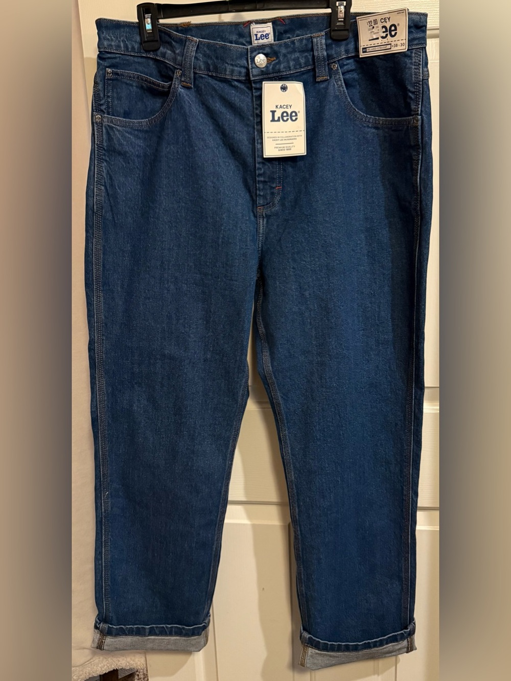 Lee Kacey Lee Stone Wash Blue Relaxed Jeans